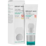 کرم ضد آفتاب فیزیکال رنگ طبیعی SPF50 تن برایت برایت مکس 40 میلی لیتر