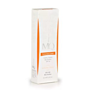 کرم ضد آفتاب ضد لک بژ طبیعی SPF50 ام کیو 55 میلی لیتر