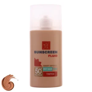 فلوئید ضد آفتاب رنگی مای با SPF 50 مدل Smart Defense انقضا 1405/12