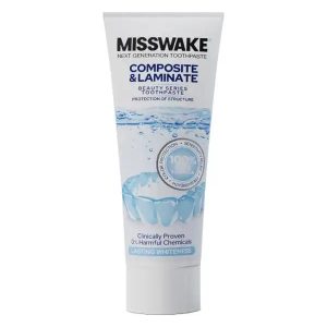خمیر دندان مخصوص دندان لمینیت میسویک Misswake حجم 75ml انقضا1407